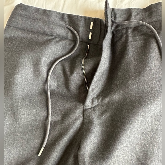 A.P.C. men’s drawstring grey twill slacks euro size 48 - Picture 4 of 4